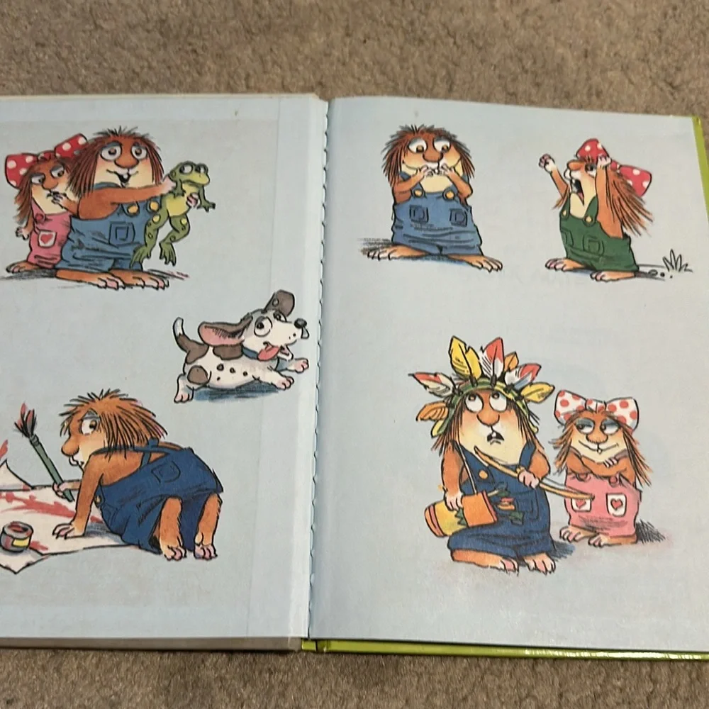 Mercer Mayer Vintage Book Lot 4 Little Critter Golden Shape Book 1982